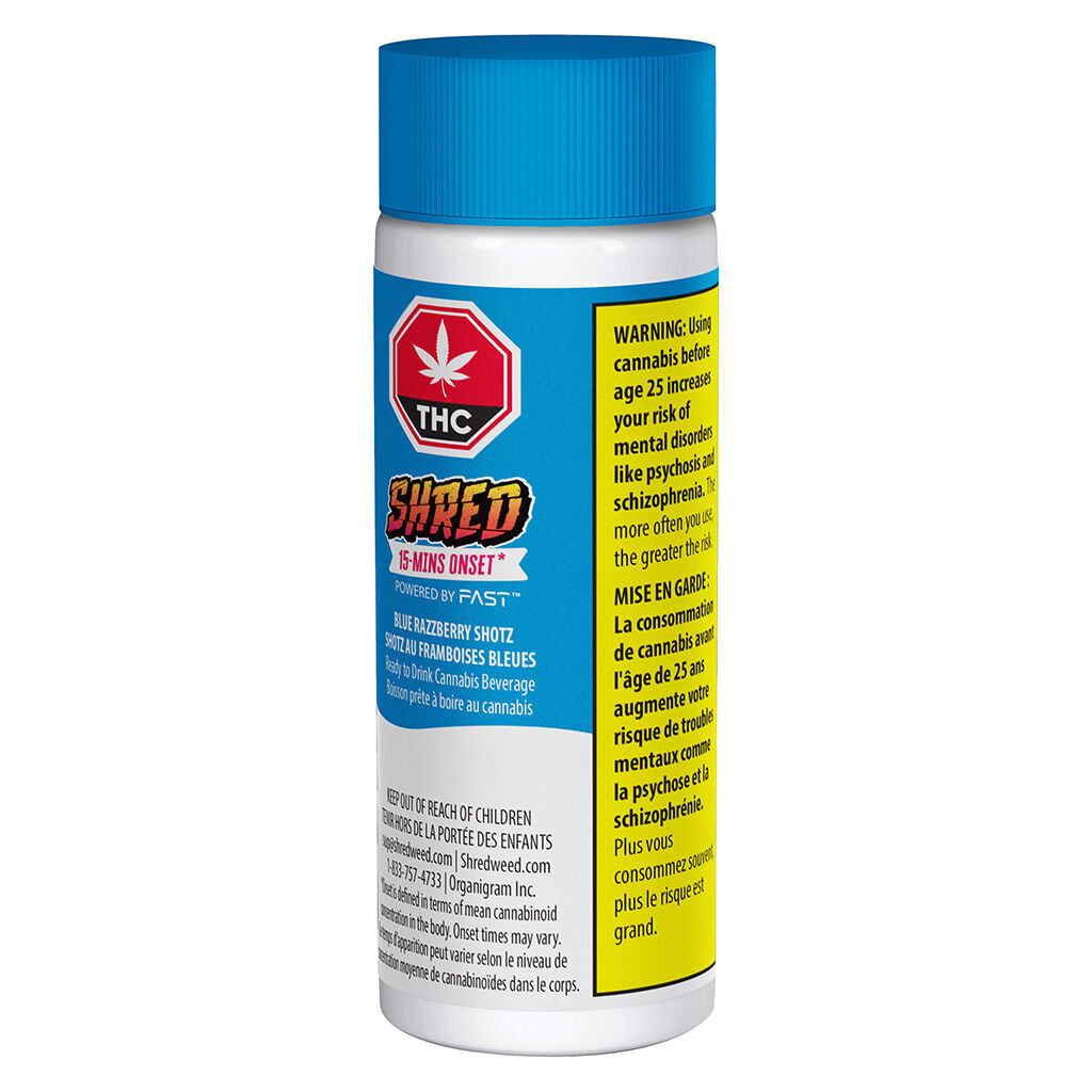 Product image SHRED - Blue Razzleberry Shotz 1