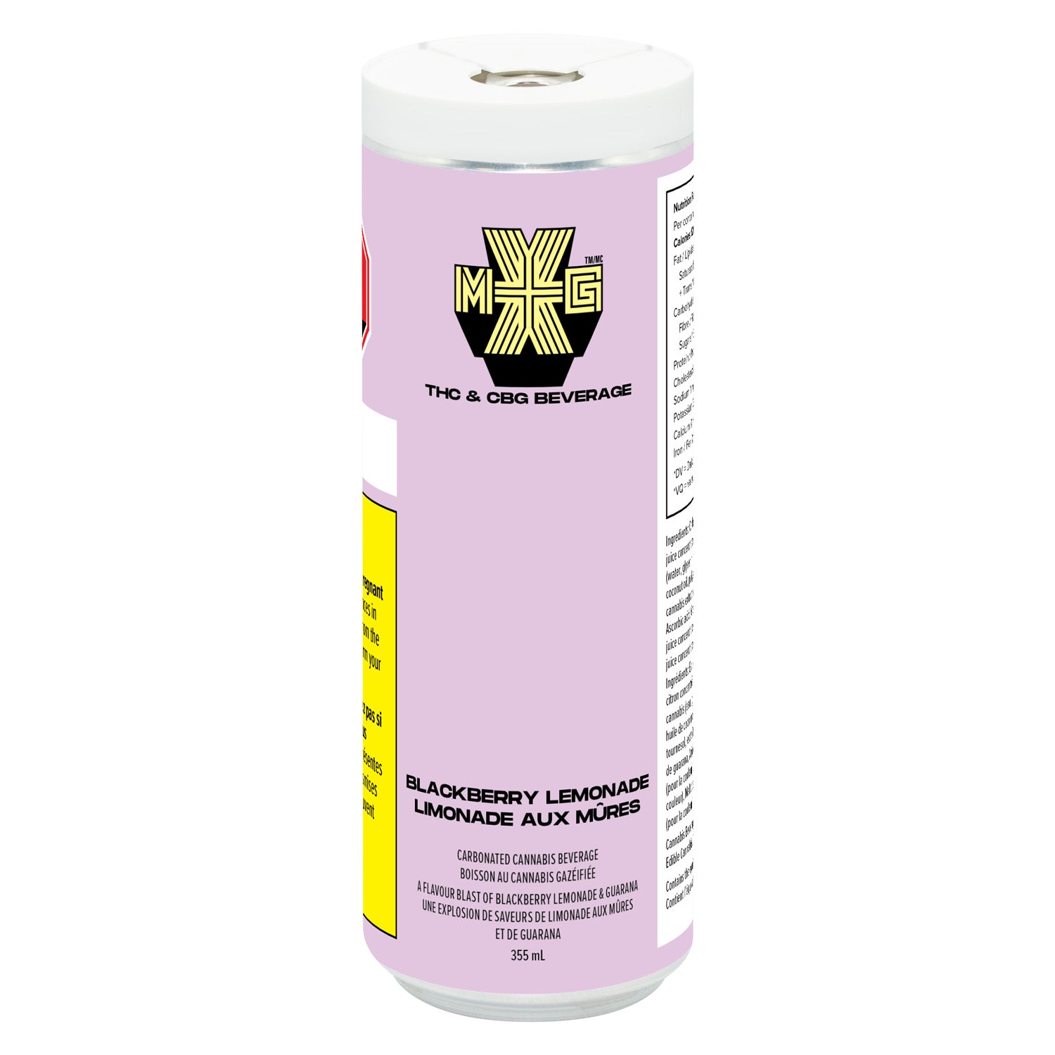 Product image XMG+ Blackberry Lemonade 355ml Beverage 1
