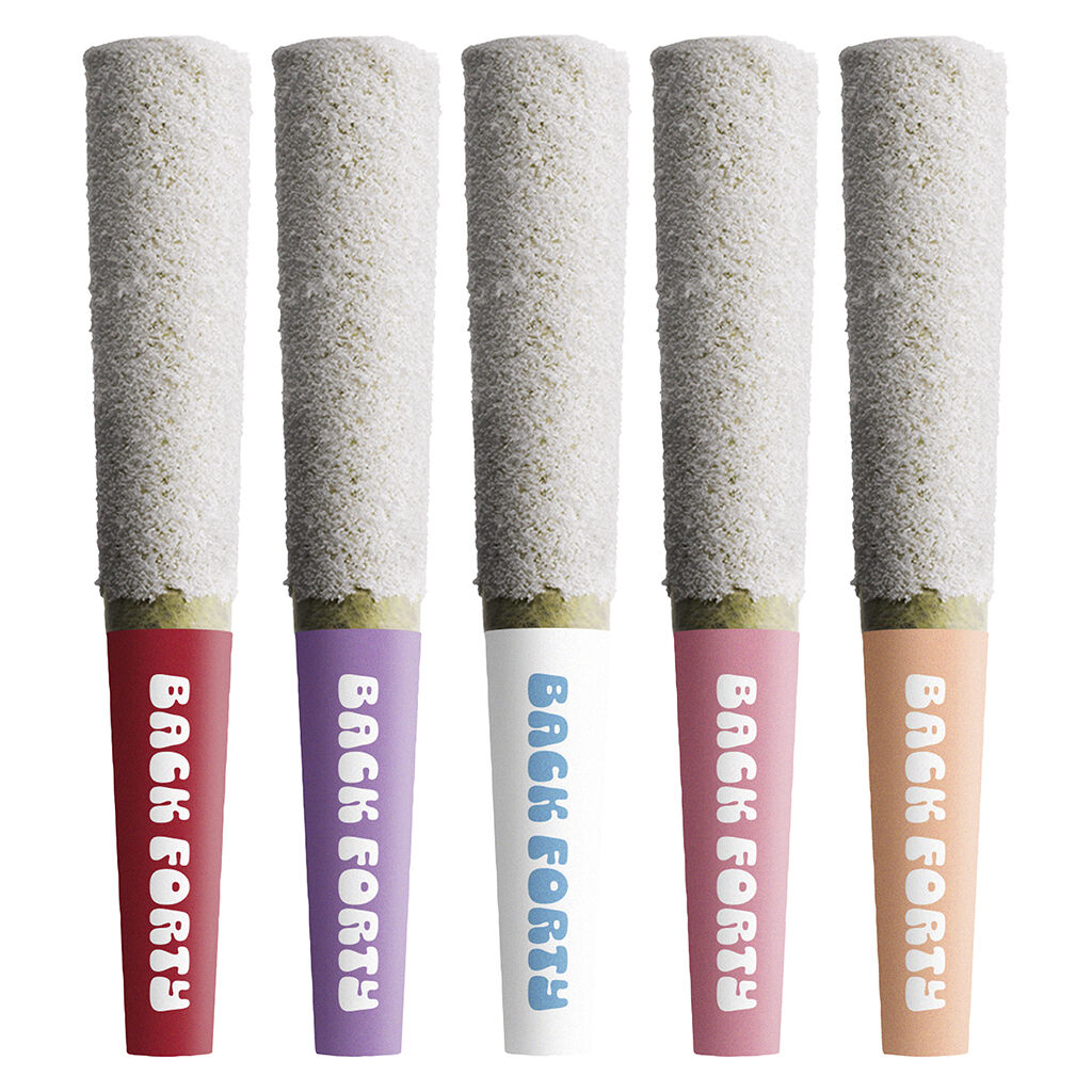 Product image Back Forty - Frosted Icicles  Diamond-Coated Infused Pre-Roll - Taster Pack 1