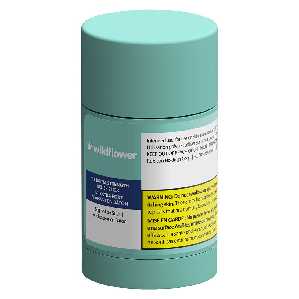 Product image Wildflower Extra Stength 1:1 Relief Stick 500mg (CBD, THC) Stick 1