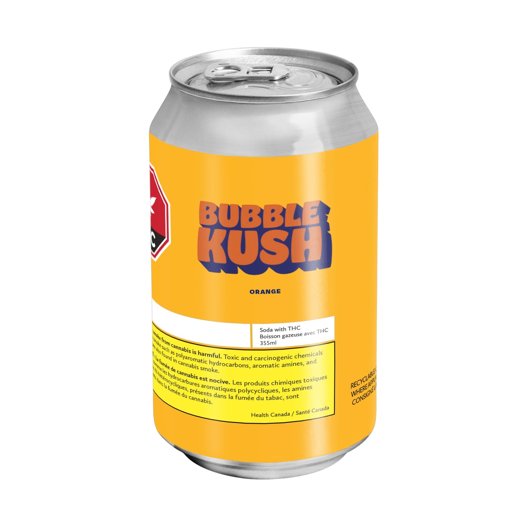 Bubble Kush - Orange THC 355ML Soda