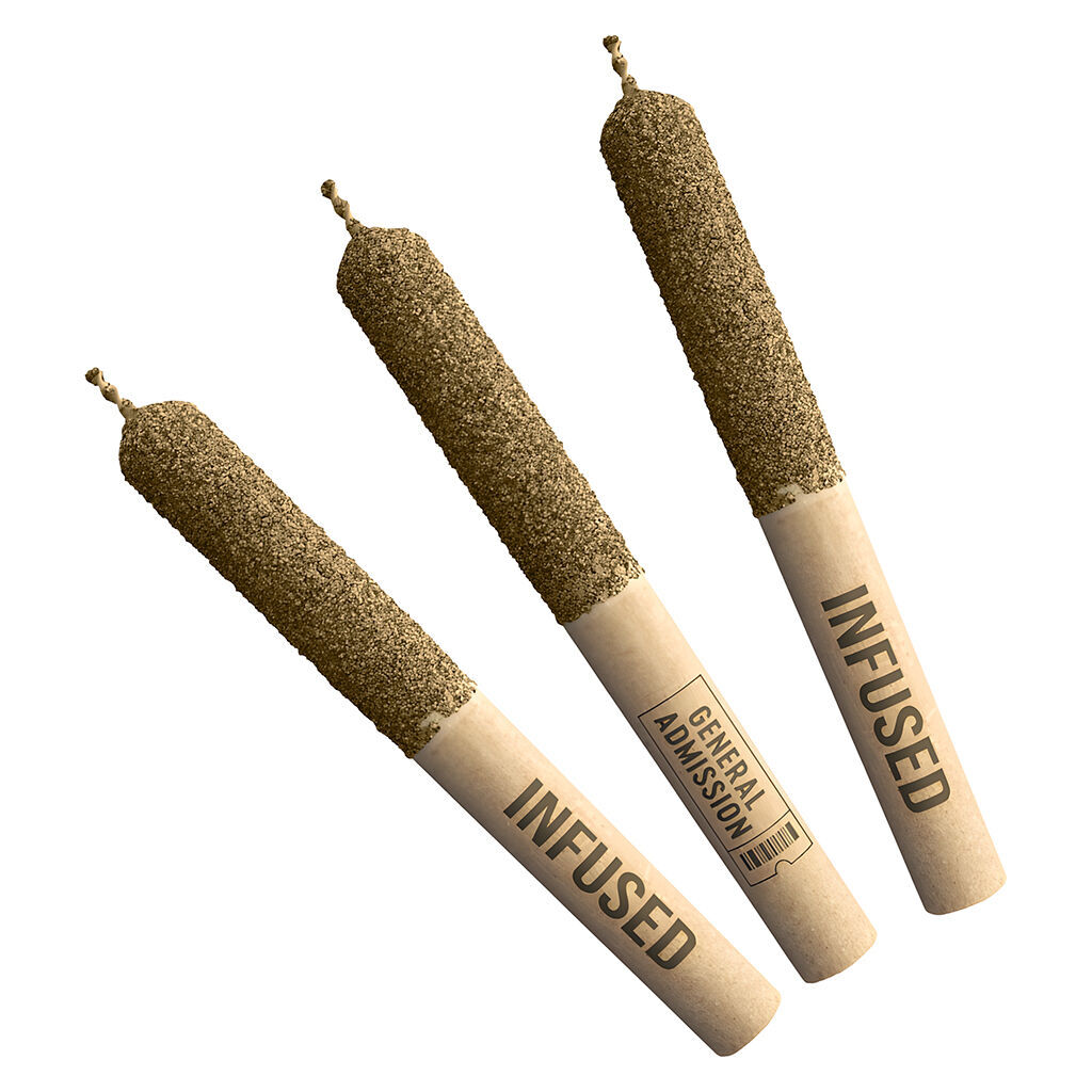 Product image General Admission - Strazzleberry Diamond Infused Pre-Rolls 3x0.5g 1