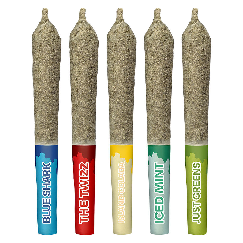 Product image Five of Diamonds 5 x 0.5g Kief Coated Liquid Diamond Infused PreRolls 1