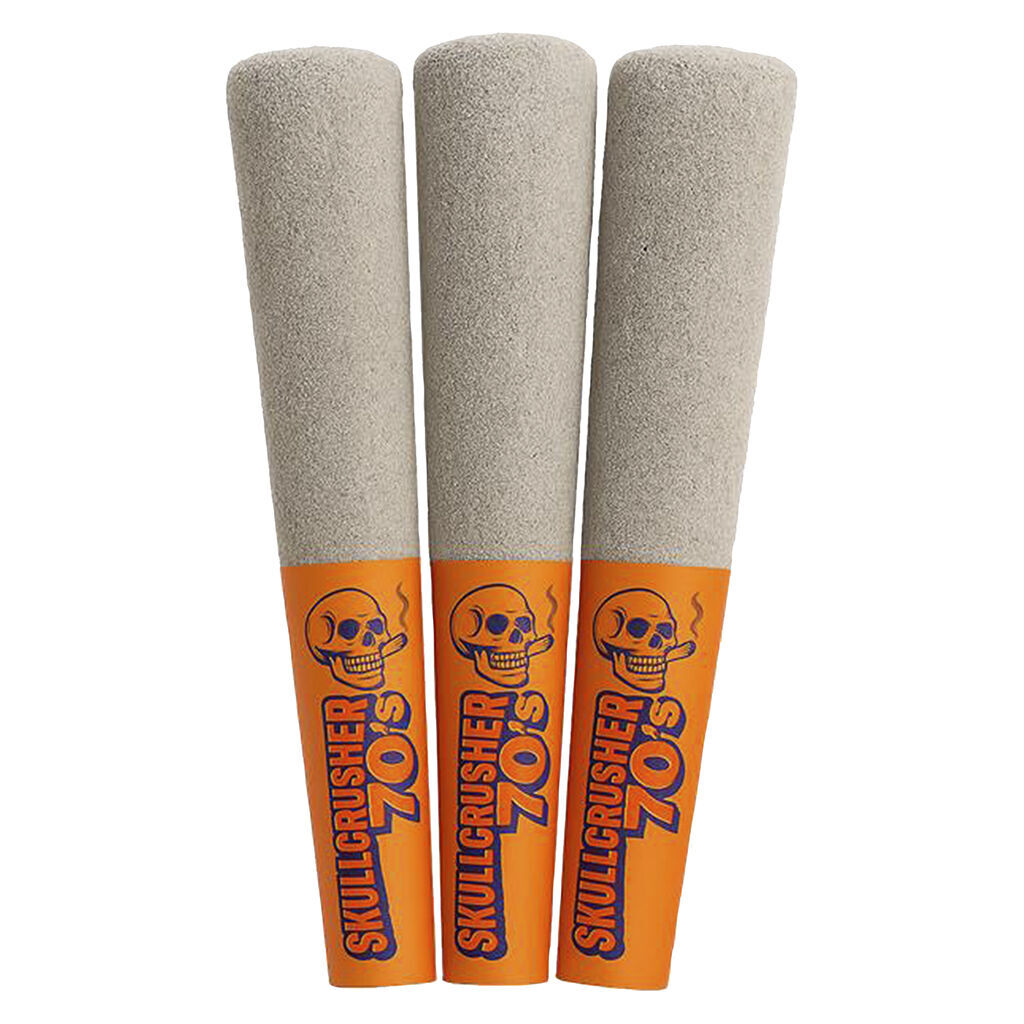 Product image Skullcrusher 70's by RAD - Iced Orange - Quad Diamond Infused Pre-Rolls 1