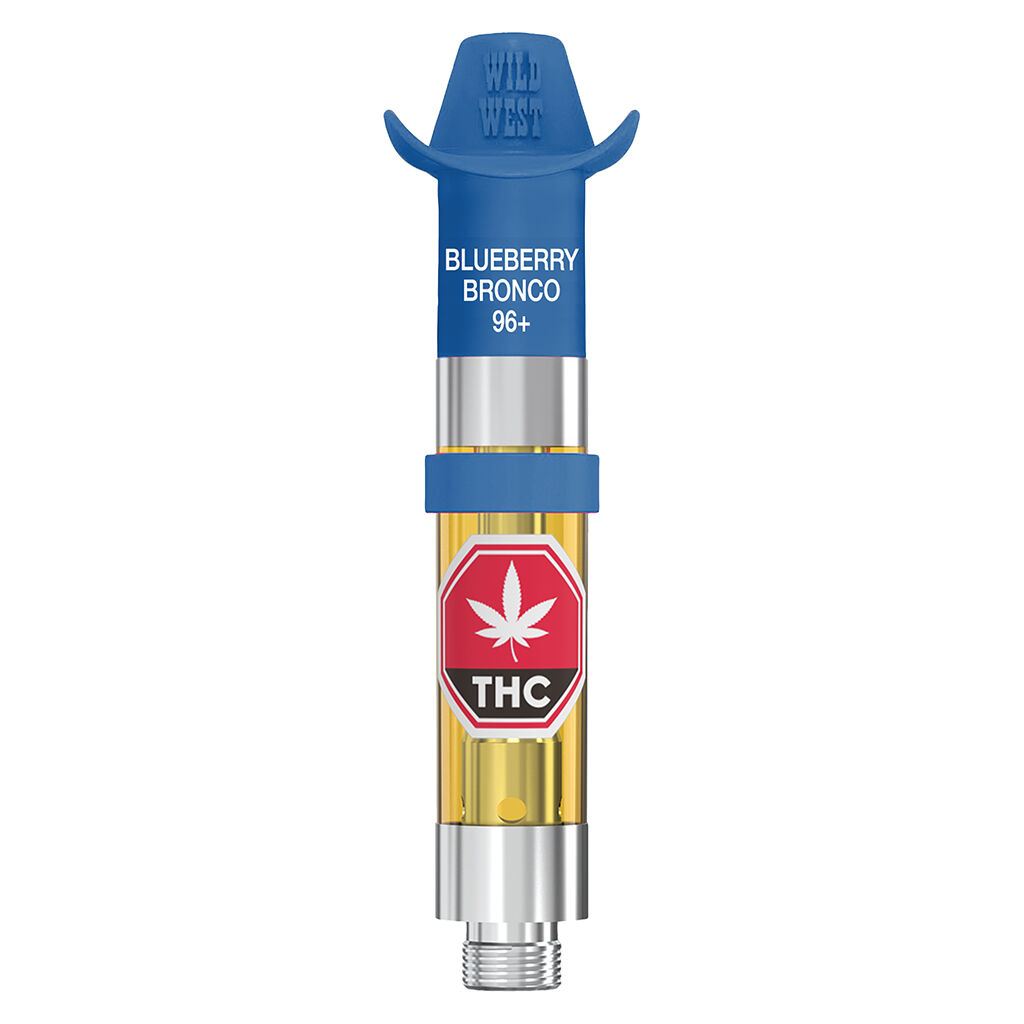 Wild West Blueberry Bronco Liquid Diamonds 0.95g Prefilled Vape Cartridge