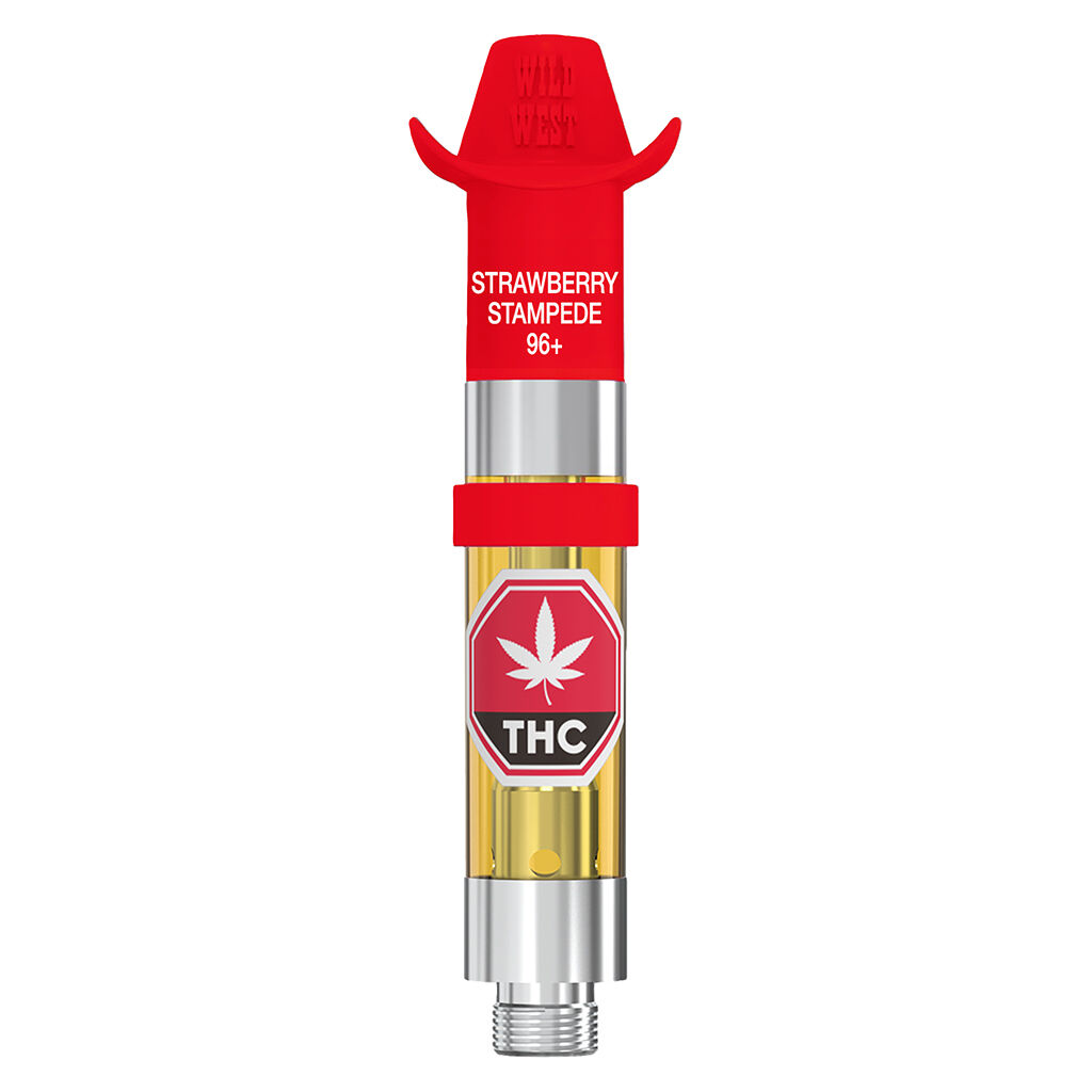 Wild West Strawberry Stampede Liquid Diamonds 0.95g Prefilled Vape Cartridge