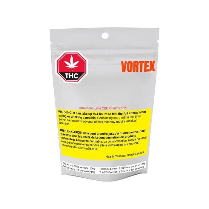 VORTEX CANNABIS INC - STRAWBERRY LIME CBD GUMMY