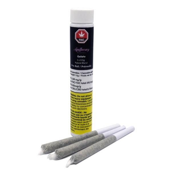 APOTHECARY BOTANICALS - GELATO PRE-ROLL