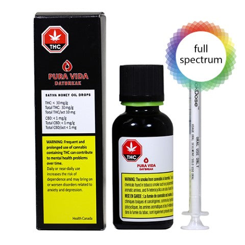 Sativa Honey Oil Drops - 30ml Sativa  | Pura Vida