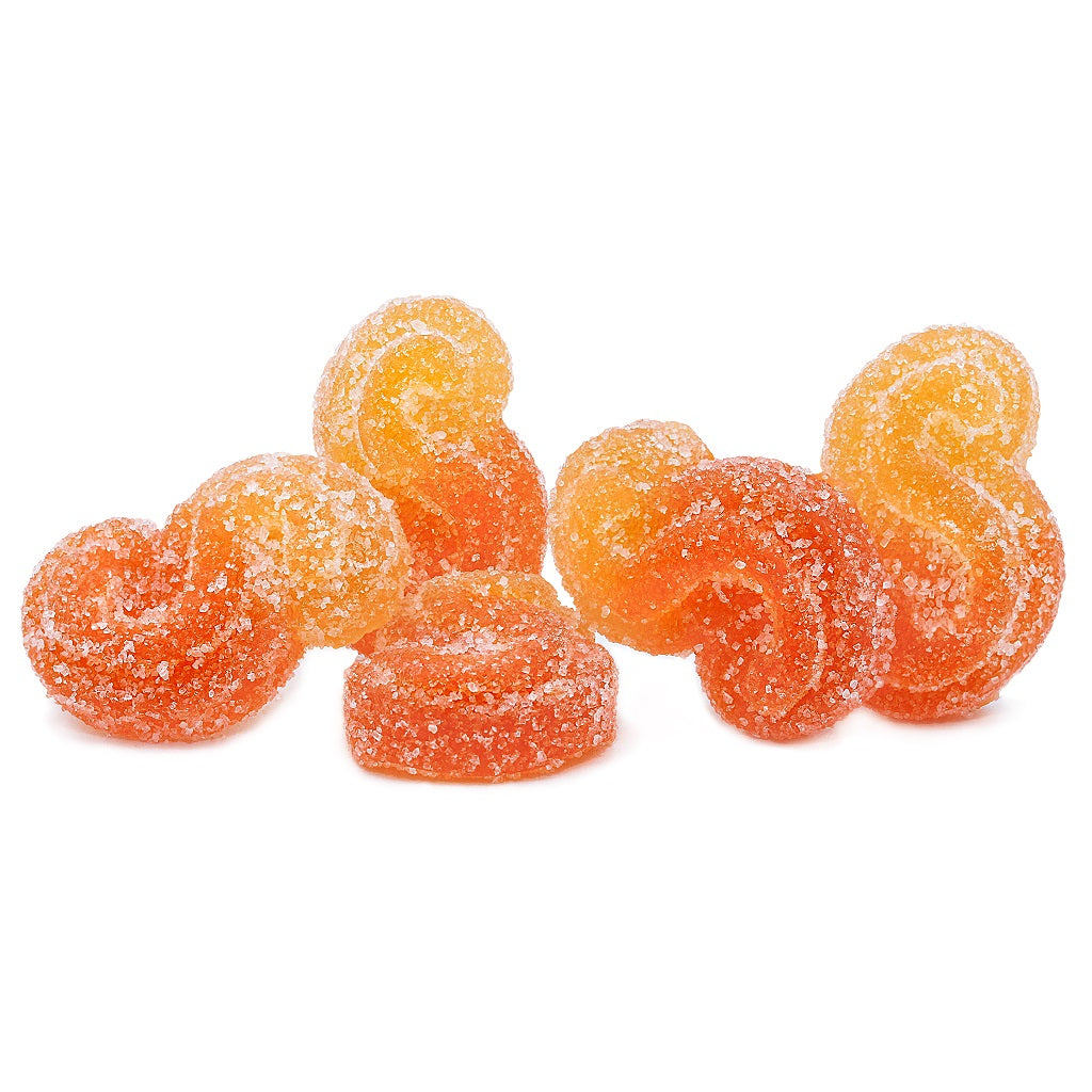 Peach Orange 1:1 - 5 x 2mg Hybrid Gummies | Spinach