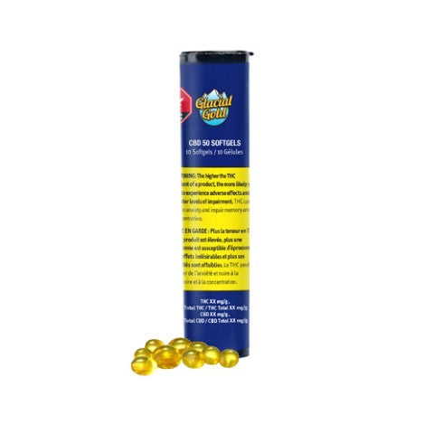 GLACIAL GOLD - CBD 50 SOFTGELS