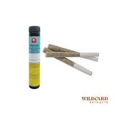 WILDCARD EXTRACTS - GUSTOSA UVA DIAMOND INFUSED PRE-ROLL LTO 3X0.5G