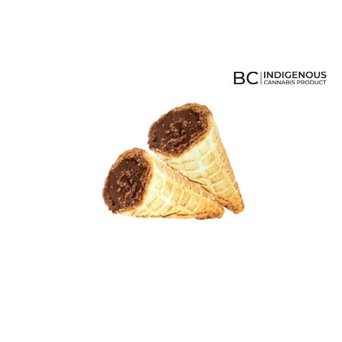 DABBLE CANNABIS CO. - MILK CHOCOLATE LIVE ROSIN WAFFLE CONES
