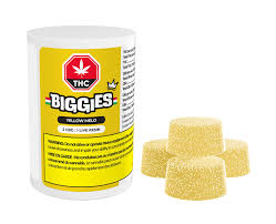 BIGGIES - YELLOW MELO 2:1 CBG:LIVE RESIN GUMMIES