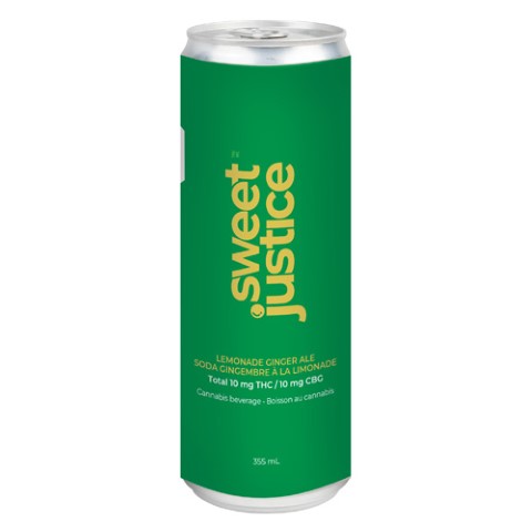 SWEET JUSTICE - LEMONADE GINGER ALE THC:CBG