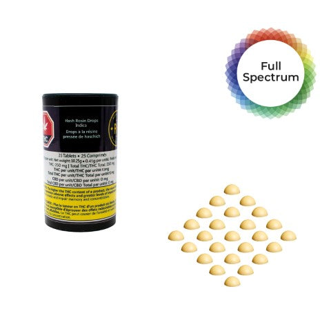 Hash Rosin Drop Indica V2 - 25 x 0.41g Indica  | Rosin Heads