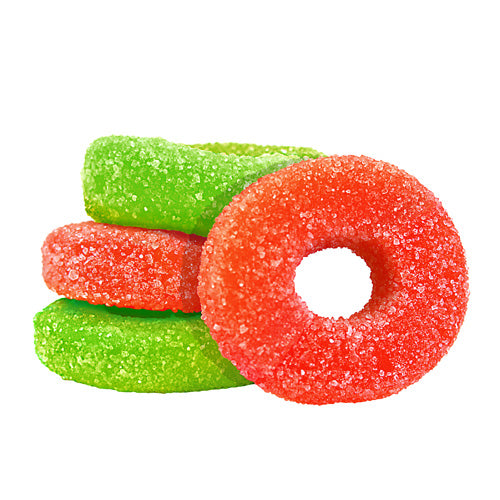 OLLI O'S - SOUR CHERRY & WATERMELON THC/CBG/THCV CHEWS - 14 GRAM