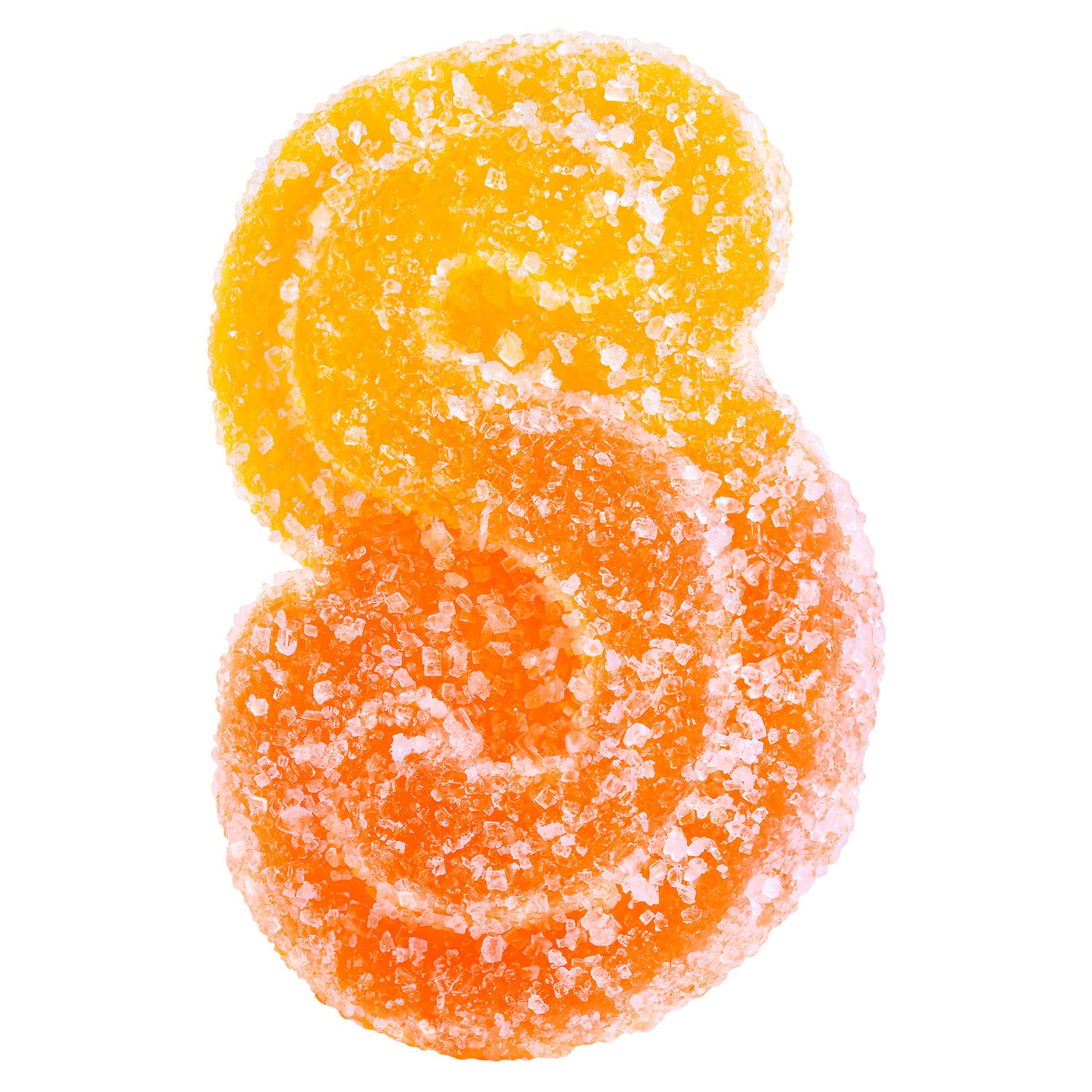 SOURZ BY SPINACH - FULLY BLASTED PEACH ORANGE 1:1 THC  CBD GUMMIES